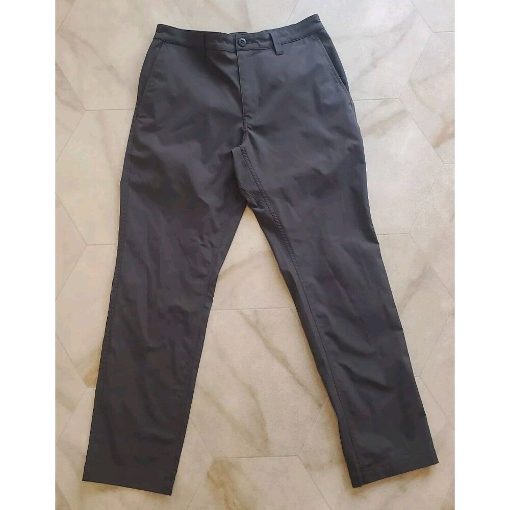 Men Bluffworks Ascender Tailored Fit Performance Chino Pants 30x30 Dark Gray